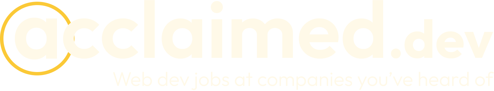 Acclaimed.dev